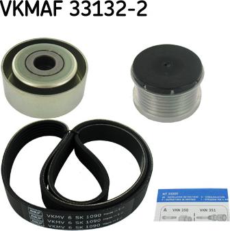 SKF VKMAF 33132-2 - Поликлиновый ременный комплект unicars.by