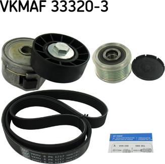 SKF VKMAF 33320-3 - Поликлиновый ременный комплект unicars.by