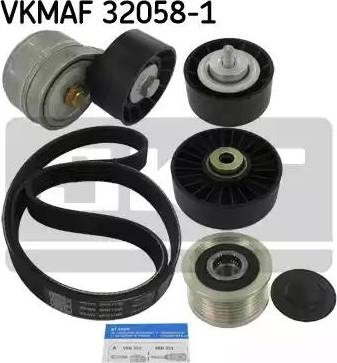 SKF VKMAF 32058-1 - Поликлиновый ременный комплект unicars.by