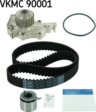 SKF VKMC 90001 - Водяной насос + комплект зубчатого ремня ГРМ unicars.by