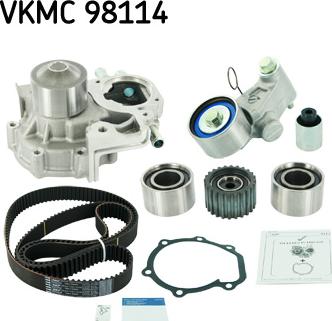 SKF VKMC 98114 - Водяной насос + комплект зубчатого ремня ГРМ unicars.by