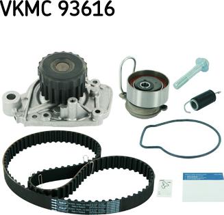 SKF VKMC 93616 - Водяной насос + комплект зубчатого ремня ГРМ unicars.by