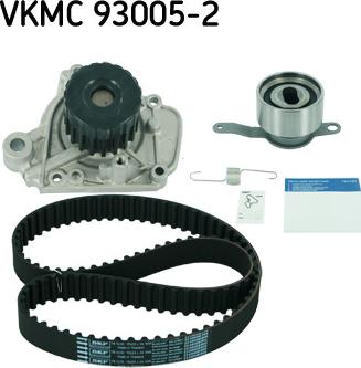 SKF VKMC 93005-2 - Водяной насос + комплект зубчатого ремня ГРМ unicars.by