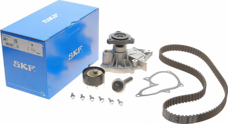 SKF VKMC 04215-1 - Водяной насос + комплект зубчатого ремня ГРМ unicars.by