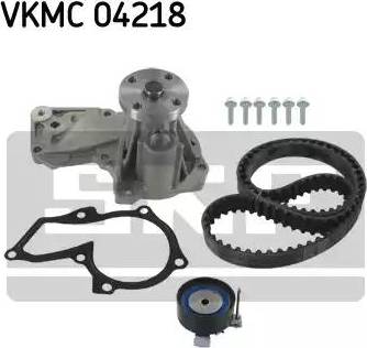 SKF VKMC 04218 - Водяной насос + комплект зубчатого ремня ГРМ unicars.by