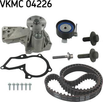 SKF VKMC 04226 - Водяной насос + комплект зубчатого ремня ГРМ unicars.by