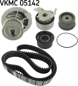 SKF VKMC 05142 - Водяной насос + комплект зубчатого ремня ГРМ unicars.by