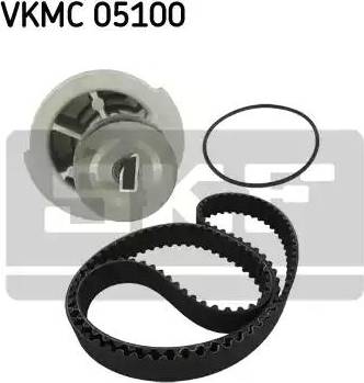 SKF VKMC 05100 - Водяной насос + комплект зубчатого ремня ГРМ unicars.by