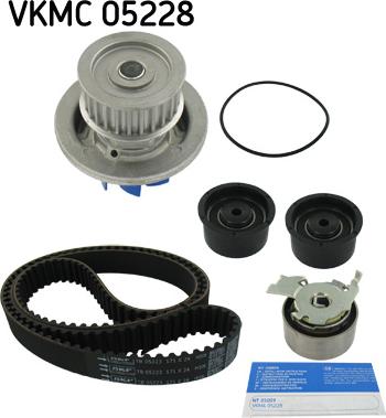 SKF VKMC 05228 - Водяной насос + комплект зубчатого ремня ГРМ unicars.by