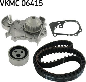 SKF VKMC 06415 - Водяной насос + комплект зубчатого ремня ГРМ unicars.by