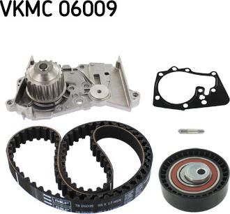 SKF VKMC 06009 - Водяной насос + комплект зубчатого ремня ГРМ unicars.by