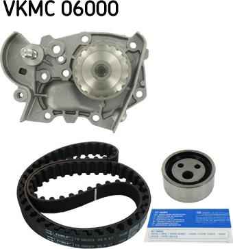 SKF VKMC 06000 - Водяной насос + комплект зубчатого ремня ГРМ unicars.by