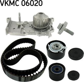 SKF VKMC 06020 - Водяной насос + комплект зубчатого ремня ГРМ unicars.by