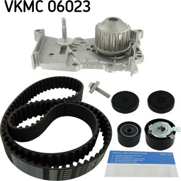 SKF VKMC 06023 - Водяной насос + комплект зубчатого ремня ГРМ unicars.by