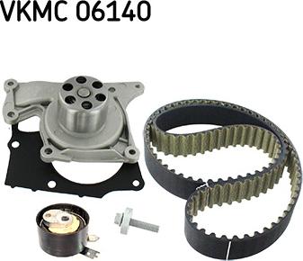 SKF VKMC 06140 - Водяной насос + комплект зубчатого ремня ГРМ unicars.by