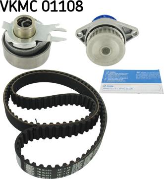 SKF VKMC 01108 - Водяной насос + комплект зубчатого ремня ГРМ unicars.by