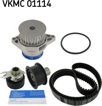 SKF VKMC 01114 - Водяной насос + комплект зубчатого ремня ГРМ unicars.by