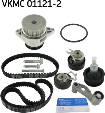 SKF VKMC 01121-2 - Водяной насос + комплект зубчатого ремня ГРМ unicars.by