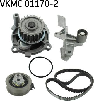 SKF VKMC 01170-2 - Водяной насос + комплект зубчатого ремня ГРМ unicars.by