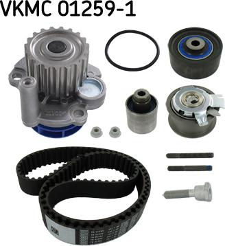 SKF VKMC 01259-1 - Водяной насос + комплект зубчатого ремня ГРМ unicars.by