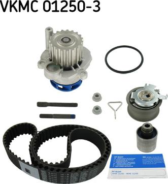 SKF VKMC 01250-3 - Водяной насос + комплект зубчатого ремня ГРМ unicars.by