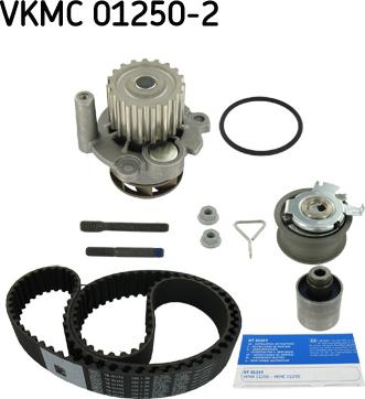 SKF VKMC 01250-2 - Водяной насос + комплект зубчатого ремня ГРМ unicars.by