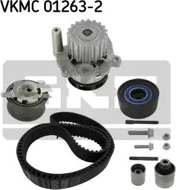 SKF VKMC 01263-2 - Водяной насос + комплект зубчатого ремня ГРМ unicars.by