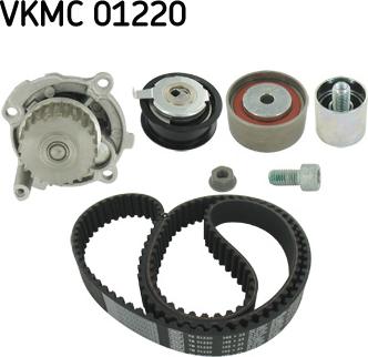 SKF VKMC 01220 - Водяной насос + комплект зубчатого ремня ГРМ unicars.by