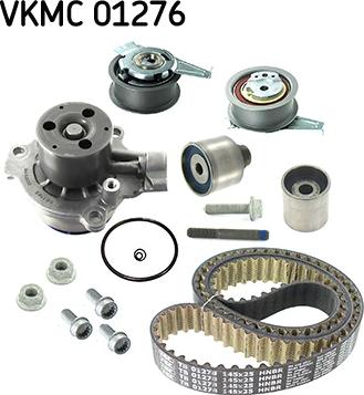 SKF VKMC 01276 - Водяной насос + комплект зубчатого ремня ГРМ unicars.by