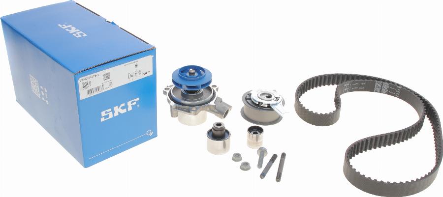 SKF VKMC 01278-1 - Водяной насос + комплект зубчатого ремня ГРМ unicars.by