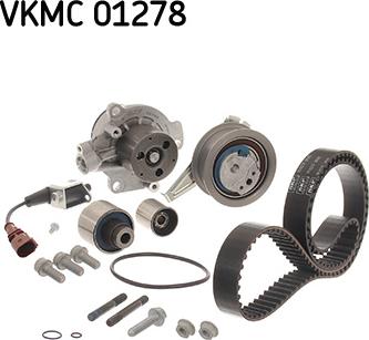 SKF VKMC 01278 - Водяной насос + комплект зубчатого ремня ГРМ unicars.by