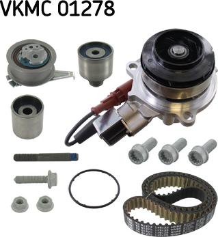 SKF VKMC 01278 - Водяной насос + комплект зубчатого ремня ГРМ unicars.by