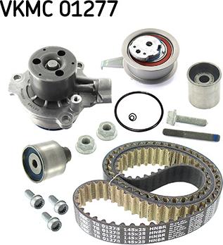 SKF VKMC 01277 - Водяной насос + комплект зубчатого ремня ГРМ unicars.by