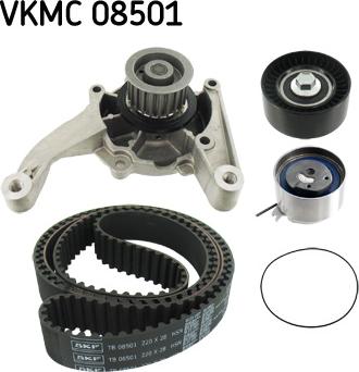 SKF VKMC 08501 - Водяной насос + комплект зубчатого ремня ГРМ unicars.by