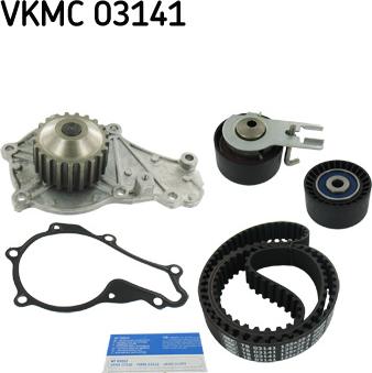 SKF VKMC 03141 - Водяной насос + комплект зубчатого ремня ГРМ unicars.by