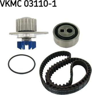 SKF VKMC 03110-1 - Водяной насос + комплект зубчатого ремня ГРМ unicars.by