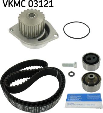 SKF VKMC 03121 - Водяной насос + комплект зубчатого ремня ГРМ unicars.by