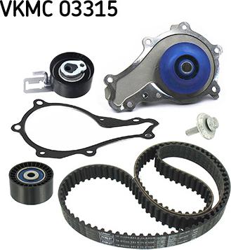 SKF VKMC 03315 - Водяной насос + комплект зубчатого ремня ГРМ unicars.by