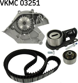 SKF VKMC 03251 - Водяной насос + комплект зубчатого ремня ГРМ unicars.by