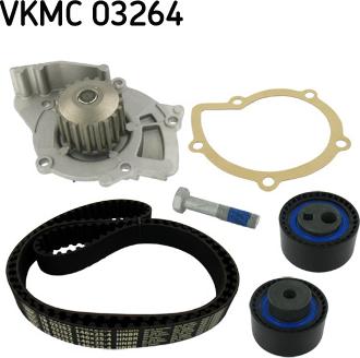 SKF VKMC 03264 - Водяной насос + комплект зубчатого ремня ГРМ unicars.by