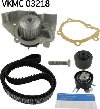 SKF VKMC 03218 - Водяной насос + комплект зубчатого ремня ГРМ unicars.by