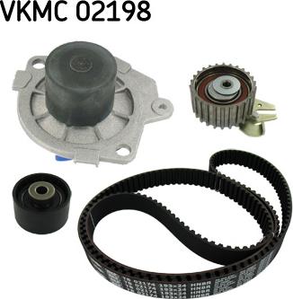 SKF VKMC 02198 - Водяной насос + комплект зубчатого ремня ГРМ unicars.by