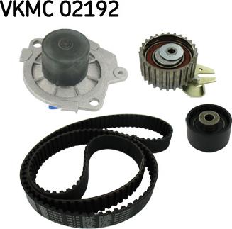 SKF VKMC 02192 - Водяной насос + комплект зубчатого ремня ГРМ unicars.by