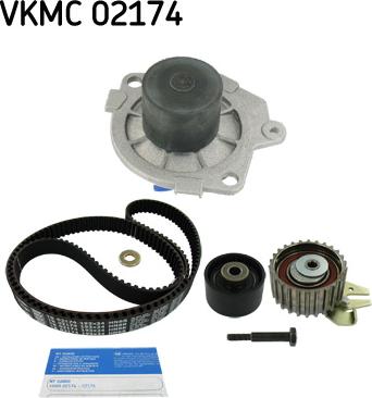 SKF VKMC 02174 - Водяной насос + комплект зубчатого ремня ГРМ unicars.by