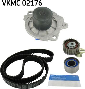 SKF VKMC 02176 - Водяной насос + комплект зубчатого ремня ГРМ unicars.by