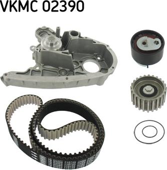 SKF VKMC 02390 - Водяной насос + комплект зубчатого ремня ГРМ unicars.by