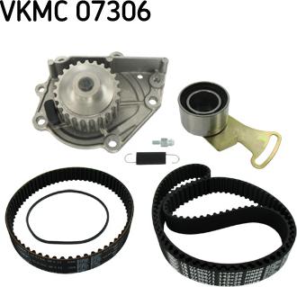 SKF VKMC 07306 - Водяной насос + комплект зубчатого ремня ГРМ unicars.by