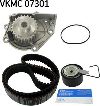 SKF VKMC 07301 - Водяной насос + комплект зубчатого ремня ГРМ unicars.by