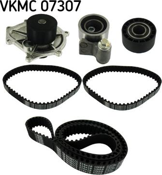 SKF VKMC 07307 - Водяной насос + комплект зубчатого ремня ГРМ unicars.by