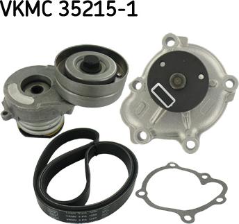 SKF VKMC 35215-1 - Водяной насос + комплект ручейковых ремней unicars.by